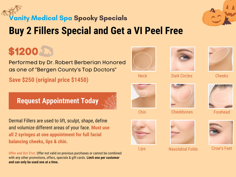 Buy 2 Fillers Special and Get a VI Peel Free