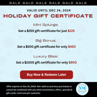 Holiday Gift Certificate Sale